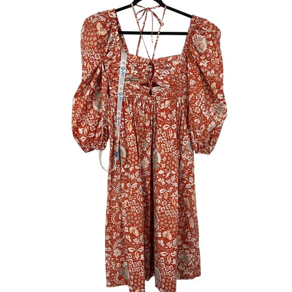 Ulla Johnson dress Alessa floral balloon sleeve size 6 - Picture 2 of 10
